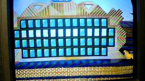 Wheel of Fortune 2nd Edition Playstation Run Game 24 Part 1