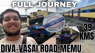 Diva To Vasai Road Memu Train Journey 🚂