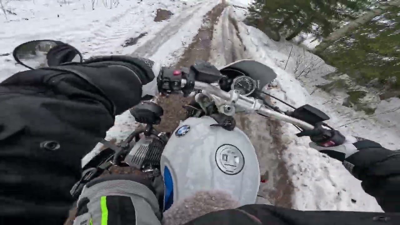 First stage to the ice road on Lake Saimaa