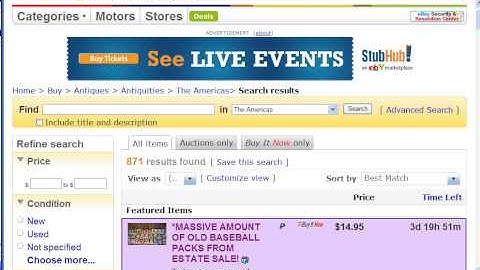 eBay Training Videos - The Different Types Of Multiple Item Listings - Video 11
