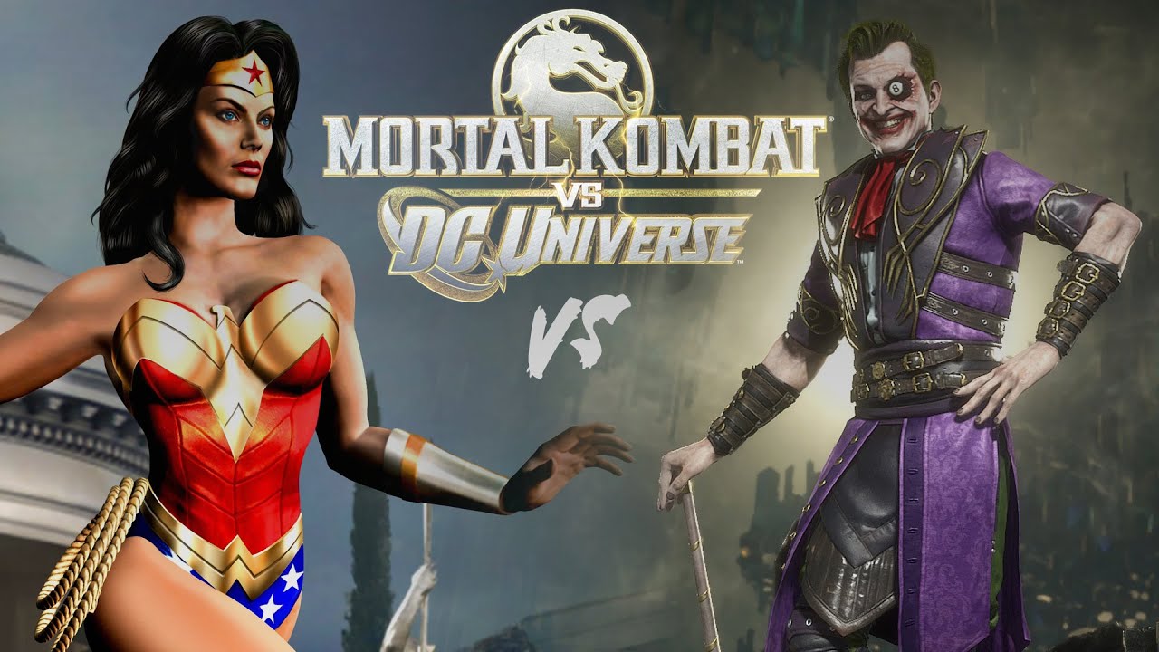 The Joker vs Wonder Woman. Epic Battles MK vs DC