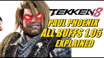 Tekken 8 PAUL All BUFFS in Patch 1.05 Explained @The_Keyboard_Warrior TKW