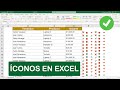 Formato condicional con íconos en Excel