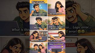 Day 1 of Learning Coding 😂 | JavaScript Beginner Struggle #coding #javascript #shorts #learncoding