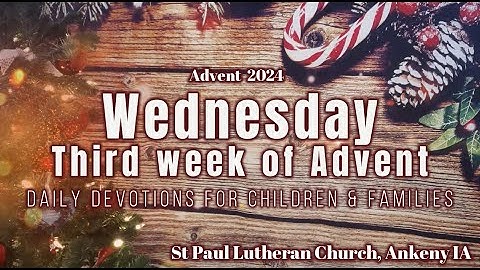 2024 SPLC Children & Families - Wednesday • Third Week of Advent