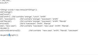 ArrayList Part 1
