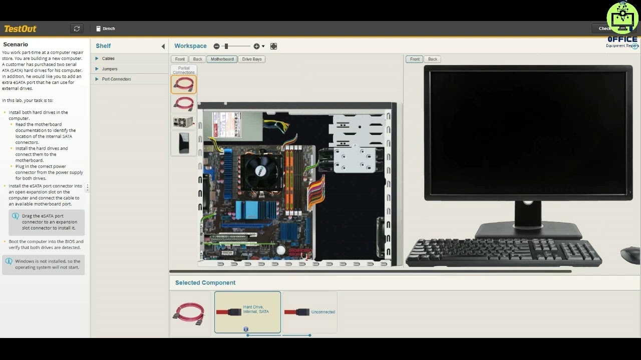 LAB 5.4.5 Create RAID Arrays TEST OUT