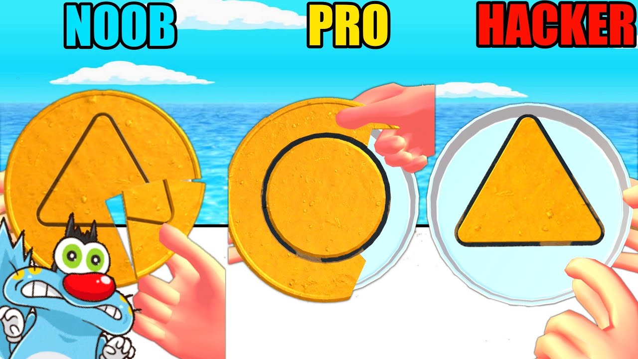 NOOB vs PRO vs HACKER | In Candy Challenge 3D | With Oggy And Jack | Rock Indian Gamer |