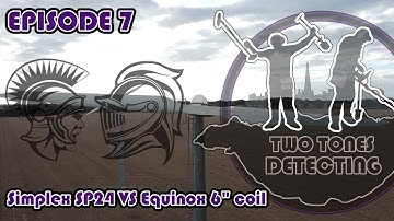 Simplex SP24 coil Hits Roman Silver! Equinox 6" coil On the Medieval finds!