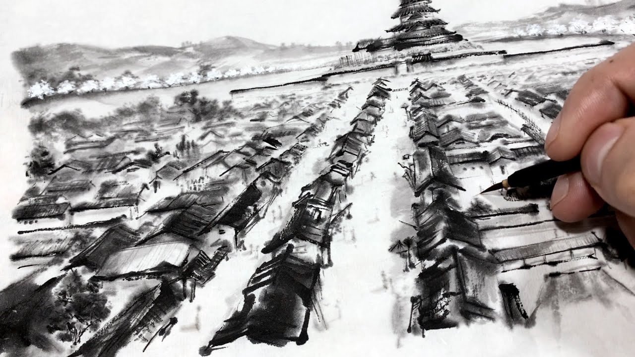 水墨画アニメ＆水墨画アートのスタジオ鬼