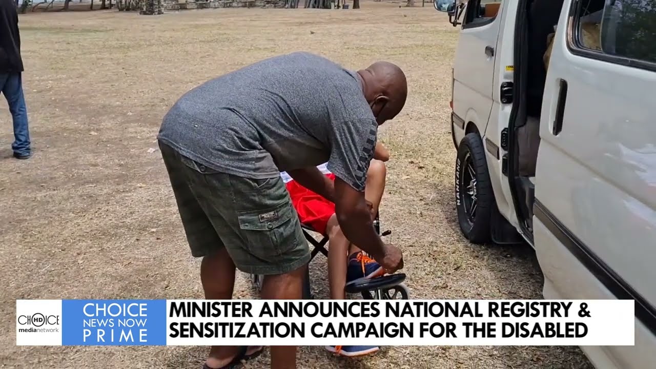 MINISTER ANNOUNCES NATIONAL REGISTRY & SENSITIZATION CAMPAIGN FOR THE DISABLED