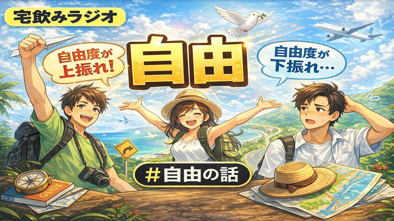 自由の話/「旅行の上振れ下振れ」「ポケットモンスター結婚/離婚/独身」他