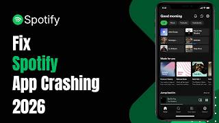 How to Fix Spotify App Crashing 2026 !
