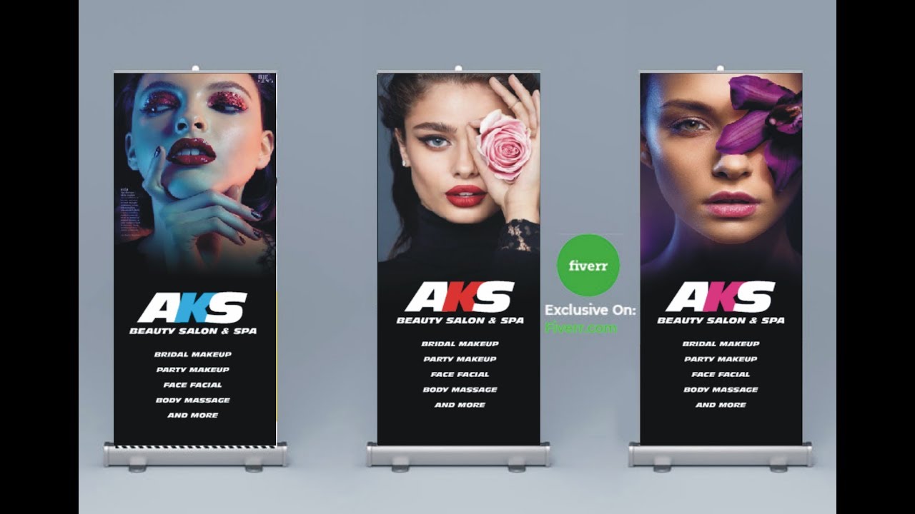 How to Make Stand Banner Design Using CorelDraw x7 YouTube