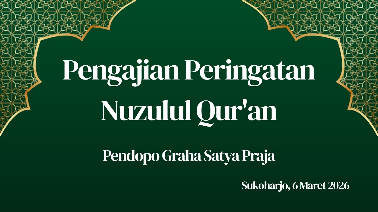 LIVE Pengajian Peringatan Nuzulul Qur'an 6 Maret 2026 // DIAN FOTO Sukoharjo