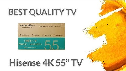 Hisense TV | Picture Modes | 4K TV