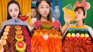 Chinese mukbang eating soo fast can you do that ? ماكبونغ صيني أكل كميات كبيره بسرعه 中国穆克邦吃太快了吗