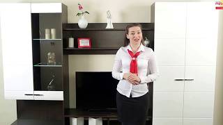 видео Купить мебель для гостиной, современная недорогая корпусная, модульная мебель для гостиной