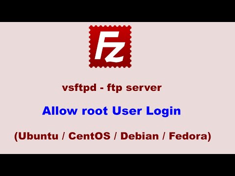 vsftpd - Allow root User Login (ftp server - ubuntu)