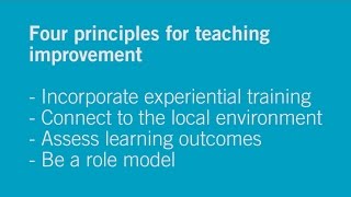 Principles for Teaching Improvement