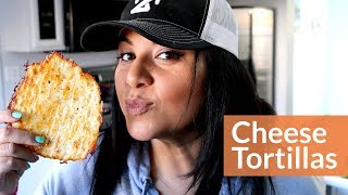 Quick and Easy Keto Cheese Tortillas Recipe |  Keto Taco Shells |  Keto Mexican Food