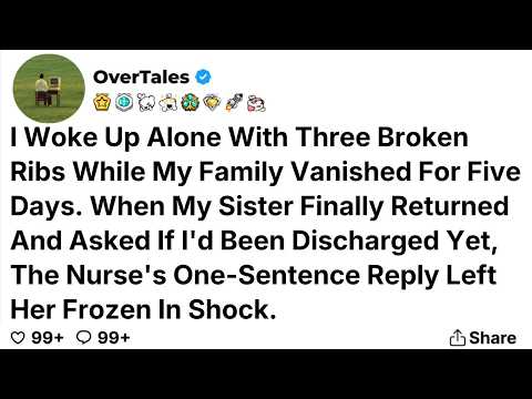 I Woke Up Alone With Three Broken Ribs While My Family Vanished...
