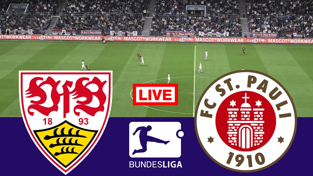 🔴 LIVE : VfB Stuttgart vs St. Pauli | Bundesliga 2025/26 | Match Live Today