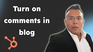 How to turn on comments in blog hubspot 2025