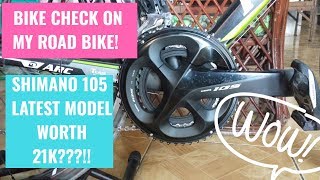 bike check on my mosso road bike 710 arc  shimano r7000