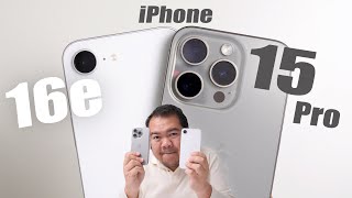 What should I choose? iPhone 16e and iPhone 15 Pro are similar in price.
