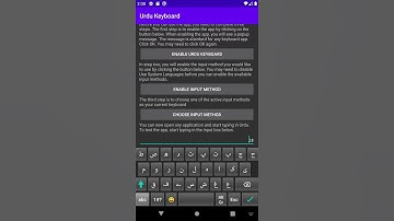 Instruction video for setting up the BRANAH Urdu Keyboard android app