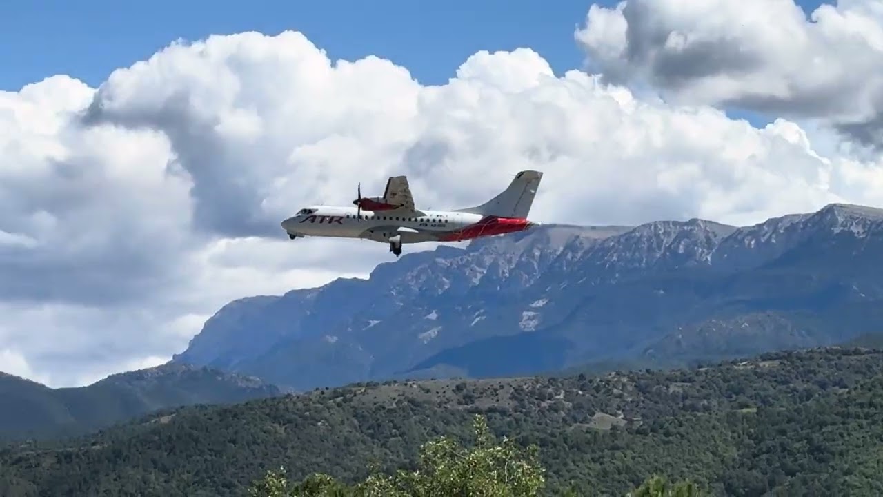 4k ATR 42-600 (F-WWLY) en Lesu (LESU) - Vuelo de prueba desde Toulouse 