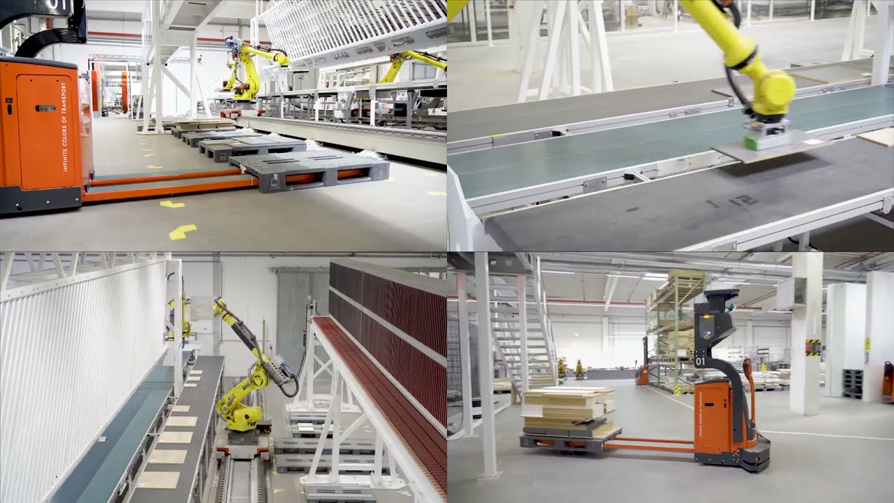 Sortieren mit fahrerlosen Transportsystemen