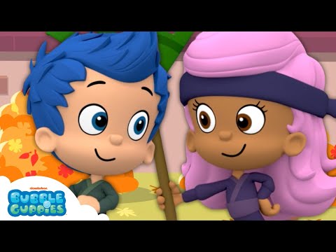 Learn the "Four Seasons" of the Year ☀️ Sing-Along Song! | Bubble Guppies