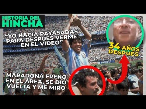 #INÉDITO- LA HISTORIA DEL HINCHA que dio la VUELTA OLÍMPICA en MÉXICO 86 con MARADONA en sus hombros