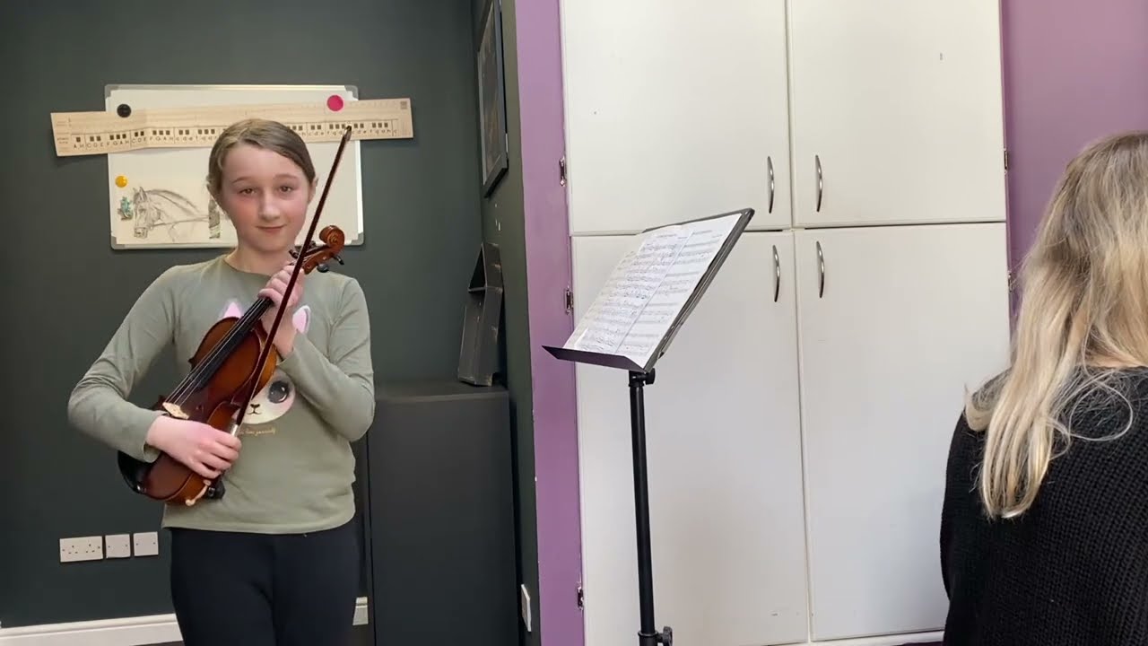 PROMISING TALENT:  Masha Clifford (Violin). Performing Mozart - Allegro (from Allegro & Menuetto)