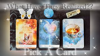 😮What Have They REALIZED About YOU?? (deep-dive) 😳🗯️📣😍 *Pick A Card* Timeless Psychic Love Tarot