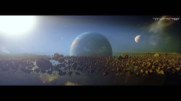 Planet Erebos + Moon