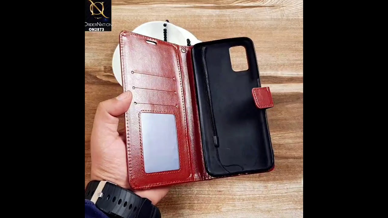 Oppo A31 - Black - Shockproof Leather Magnetic Kickstand Wallet Flipbook With Card Holder Slots Case