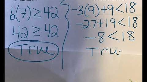 4.1 Writing and Graphing Inequalities