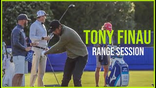 Tony Finau | Range Session (Wedge to Driver) | Warm up Swings