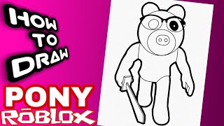 How To Draw Pony From Piggy Herunterladen - piggy roblox drawing ideas