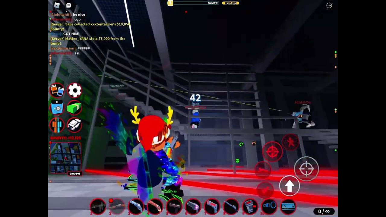 Bank robbery with an endless wave of cops | Roblox Jailbreak