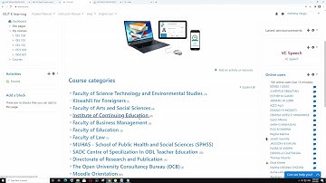 How to navigate to Moodle Learning Management system