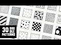 30 Patterns for Doodling / Filling gaps