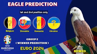 UEFA EURO 2024 | EARLY Group E Winner Prediction | Eagle Prediction