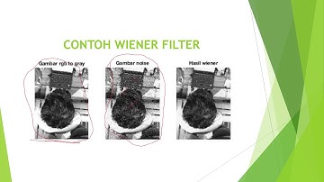 PENGOLAHAN CITRA: FILTER ADAPTIVE WIENER PADA MATLAB