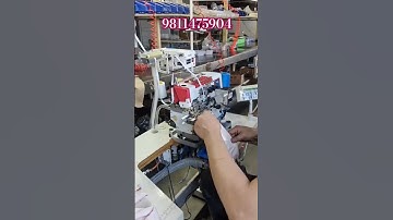 Fully automatic elastic overlock machine
