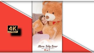 Teddy Bear status | Ruchika Jangid Teddy Bear Song staus | New Love Haryanvi New Tedy bear#shorts