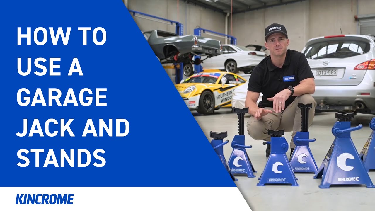 How to Use a Garage Jack & Stand | KINCROME Tool Talk - YouTube